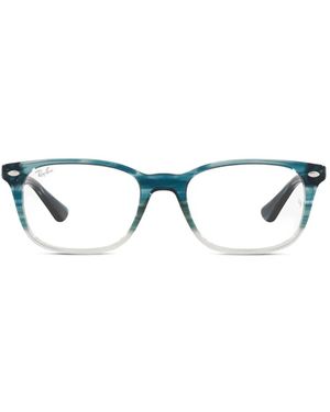 Ray-Ban Eckige Rx5375 Brille - Blau
