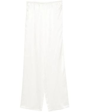 Co. Elastic-Waistband Trousers - White