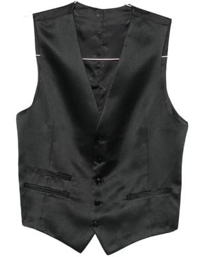 Manuel Ritz Single-Breasted Waistcoat - Black