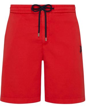 Vilebrequin カメ エンブロイダリー ショートパンツ - レッド