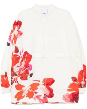 Acler フローラル シャツ - レッド