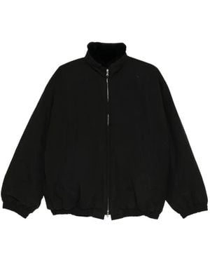 Ssstein High-Neck Zip-Up Jacket - Black