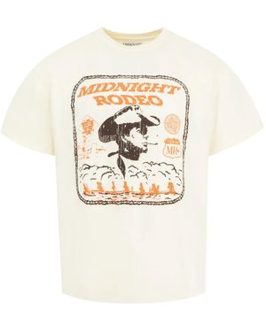 MIDNIGHT RODEO Graphic-Print T-Shirt - White
