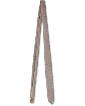 Lardini Wool Tie - White