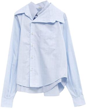 August Barron Camisa a capas - Azul