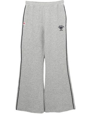 AAPE BY A BATHING AP Logo-Patch Track Trousers - Grey