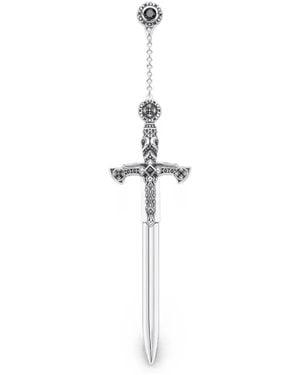 Thomas Sabo Pendiente Con Motivo De Espada - Blanco