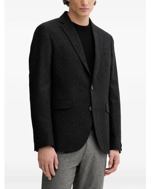 Marc O' Polo Button Single-Breasted Blazer - Black