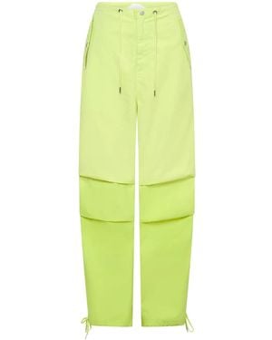 Dion Lee Sunfade Cotton Parachute Pants - Green