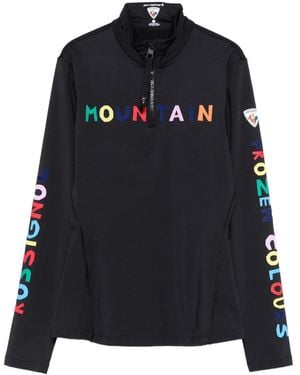 Rossignol Jcc Booster Half-Zip Performance Sweatshirt - Black