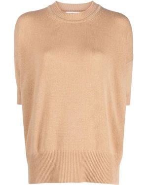 Jil Sander カシミア ニットトップ - ナチュラル