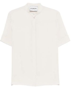 Iceberg Chemise À Col Officier - White