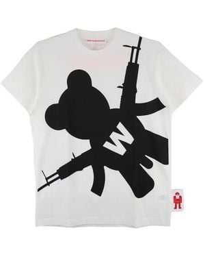 Walter Van Beirendonck Shadow Teddy T-Shirt - White