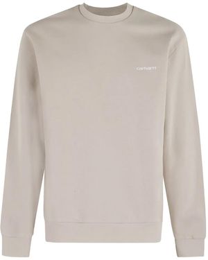 Carhartt Embroidered-Logo Sweatshirt - White