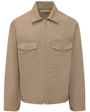 Universal Overall Hemdjacke mit Reißverschluss - Natur