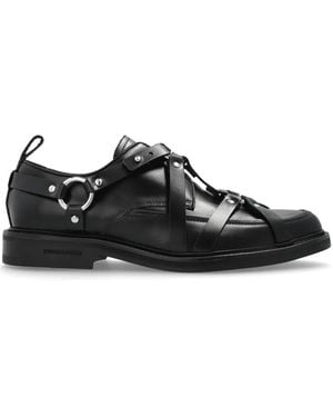 DSquared² レザーシューズ - ブラック