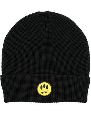 Barrow Logo-patch Beanie Hat - Black