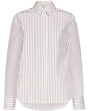 Loulou de Saison Striped Cotton Shirt - Pink