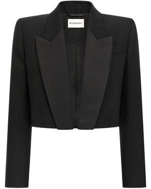Givenchy パデッドショルダー ジャケット - ブラック