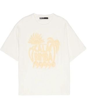 Bimba Y Lola Embroidered-Logo T-Shirt - White