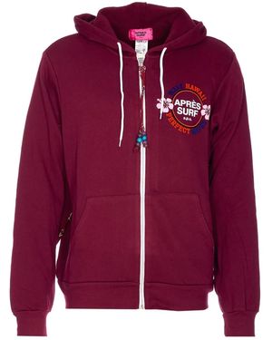 Pret-a-surf Hoodie À Logo Imprimé - Rouge