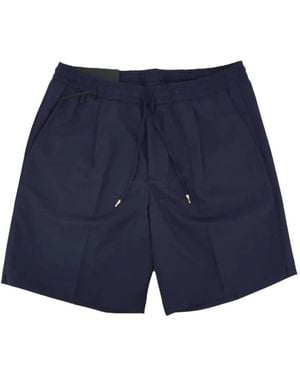 Briglia 1949 Shorts Met Trekkoordtaille - Blauw