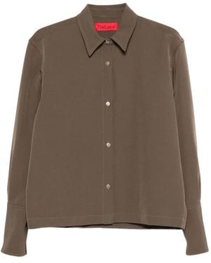 Thelatest Codie Buttoned Shirt - Brown
