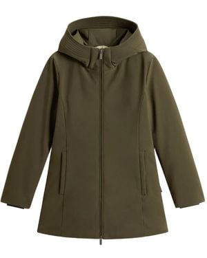 Woolrich Parka Con Zip - Verde