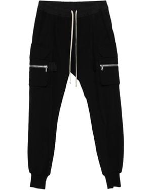 Rick Owens Matodon Zip-Pocket Drawstring Trousers - Black