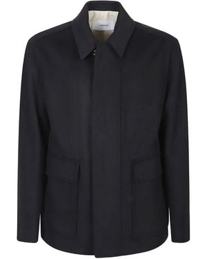Lardini Button Wool Jacket - Black