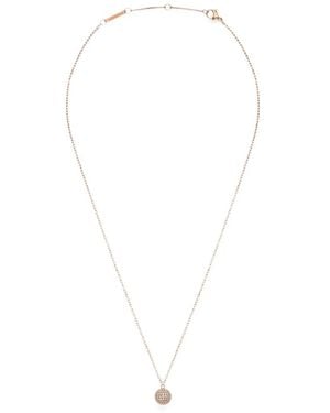 Daniel Wellington Crystal-Pendant Necklace - White