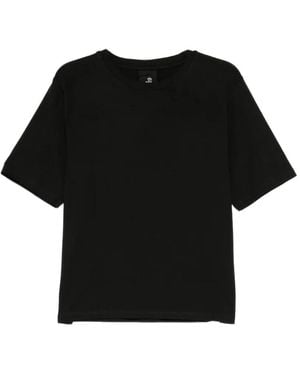 Thom Krom Crew-Neck Embroidered T-Shirt - Black