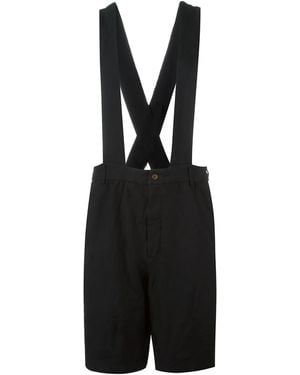 Comme des Garçons Comme Des Garçons Girl Classic Short Dungarees - Black
