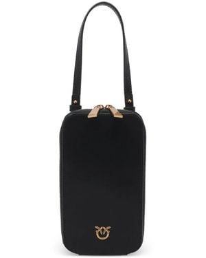 Pinko Logo-Detail Phone Case - Black