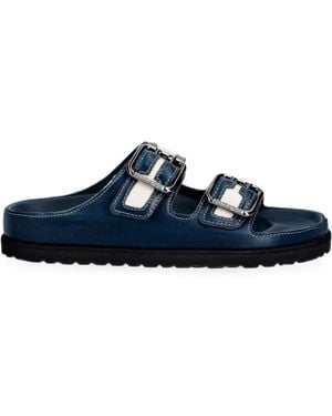 Birkenstock Arizona Buckle-Fastening Sandals - Blue