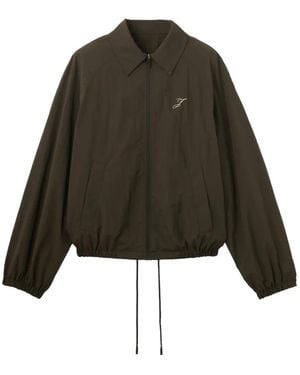 Jacquemus Embroidered-Logo Jacket - Brown