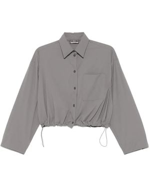 Herno クラシックカラー シャツ - グレー