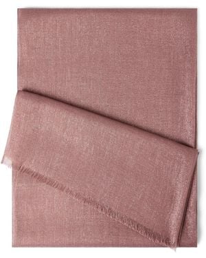 Brunello Cucinelli Sparkling Scarf - Pink