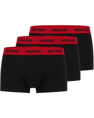 HUGO ロゴ ボクサーパンツ セット - レッド