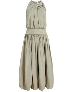 Proenza Schouler Gathered Halterneck Midi Dress - White
