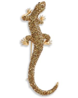 Dolce & Gabbana Lizard Brooch - Mettallic
