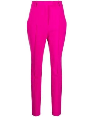 The Attico Berry High-waisted Tailored Trousers - Pink