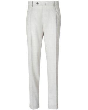 Berwich Pleated Tailored Pants - Gray