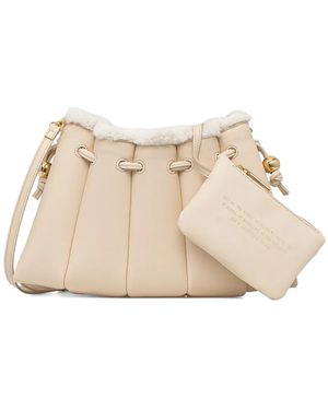 THEMOIRÈ Padded Cross Body Bag - Natural