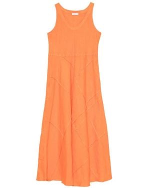 ROSSO35 Abito Midi Con Inserti - Arancione