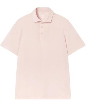 Fedeli Short-Sleeve Polo Shirt - Pink