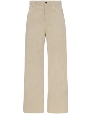 The Row Eglitta Pant In Cotton - Natural