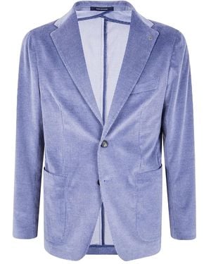 Tagliatore Single-Breasted Blazer - Blue