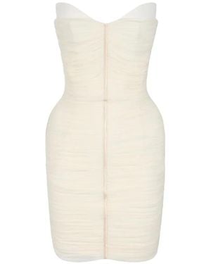 Elisabetta Franchi Mini Dress - White