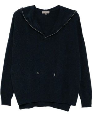 N.Peal Cashmere Maya パーカー - ブルー
